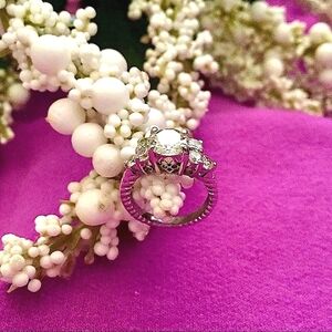 💜Sterling 925 CZ Engagement Style Ring (6)💜